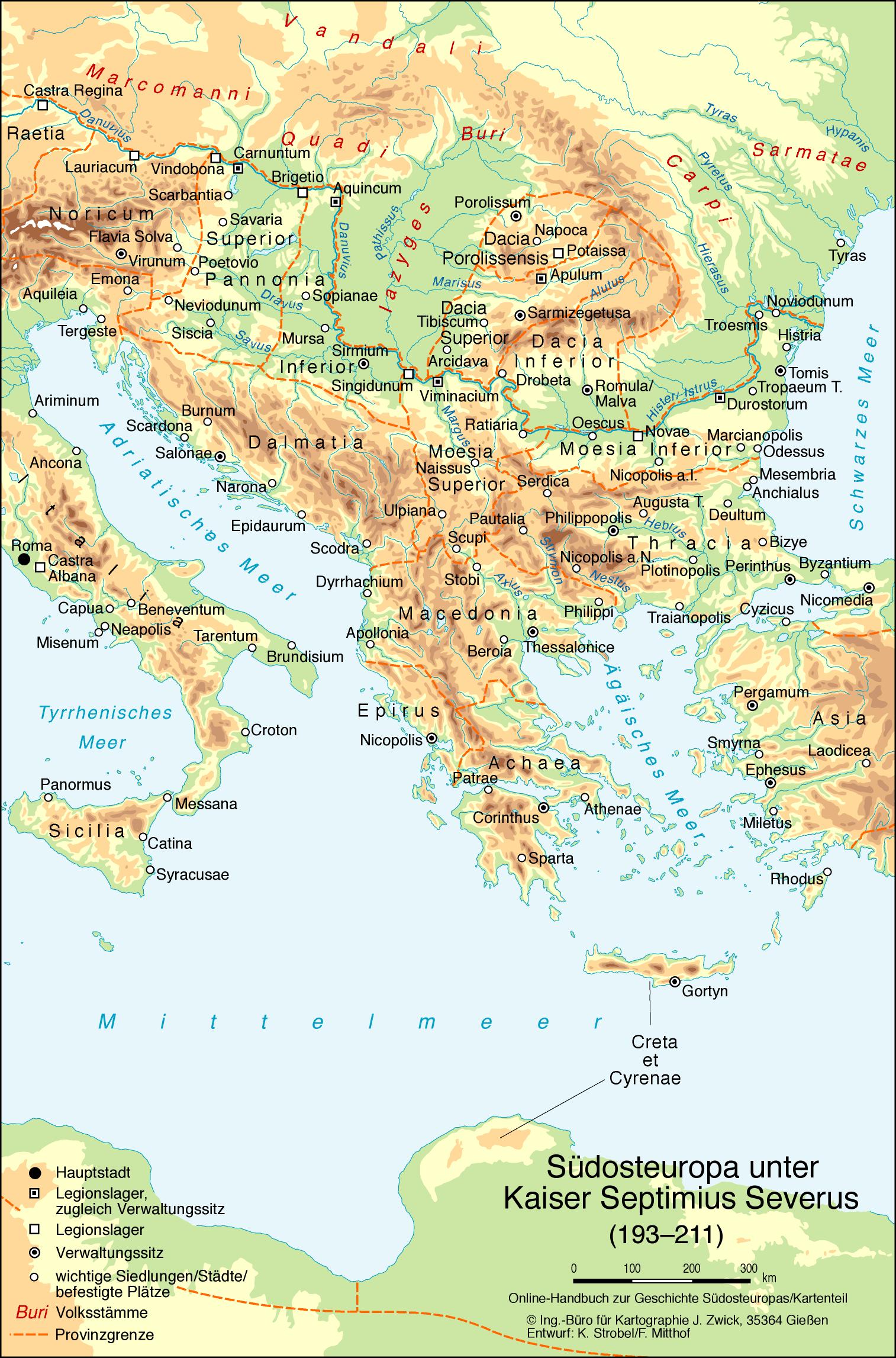 Südosteuropa unter Kaiser Septimius Severus (193-211) Südosteuropa unter Kaiser Septimius Severus (193-211)