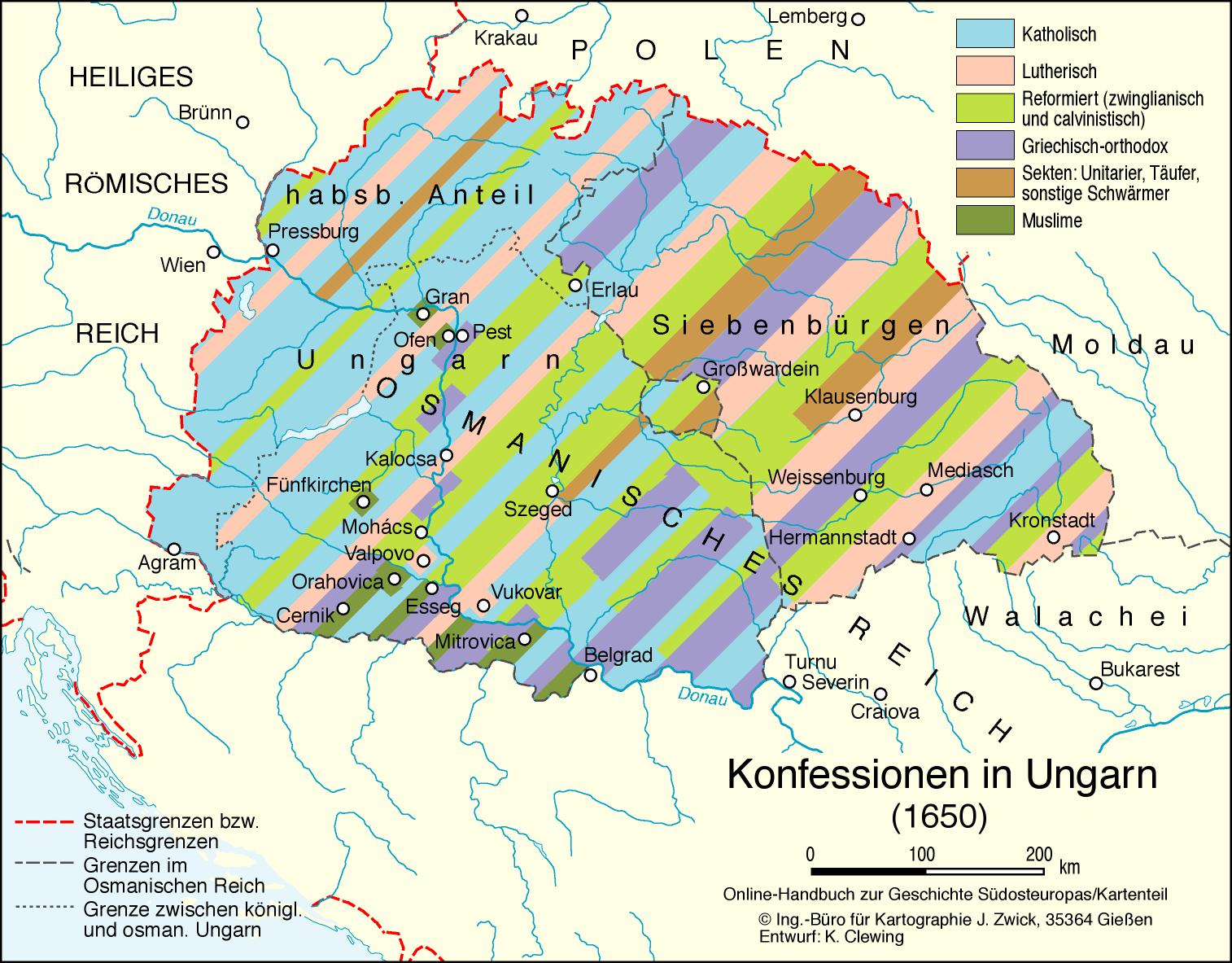 Konfessionen in Ungarn (1650)