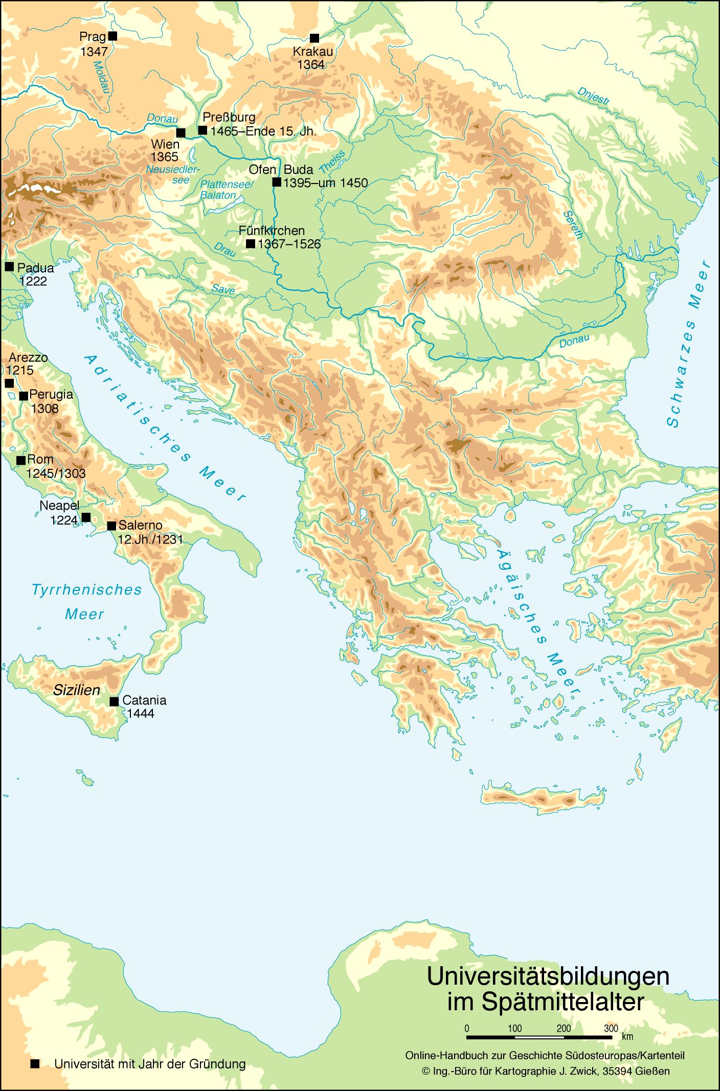 Universitätsbildungen im Spätmittelalter